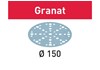 Festool Schleifscheibe Granat STF Ø 150/48 P80, Pack 50 Stück